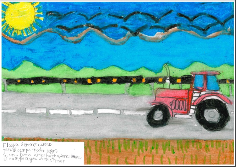 ADRIÁN GARDE IBIRICU: 2º PREMIO EN EL CONCURSO DE DIBUJO AGUA, PUEBLOS Y CIUDADES